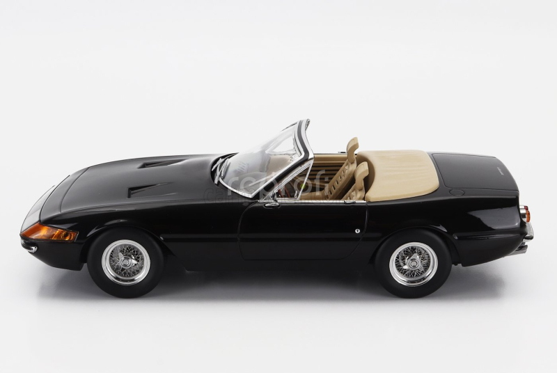 Kk-scale Ferrari 365 Gts Daytona Spider 1-series Open Usa Version 1969 1:18 Black
