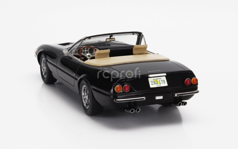 Kk-scale Ferrari 365 Gts Daytona Spider 1-series Open Usa Version 1969 1:18 Black