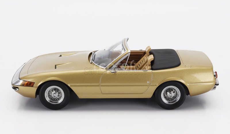 Kk-scale Ferrari 365 Gts Daytona Spider Open 1969 1:18 Gold Met