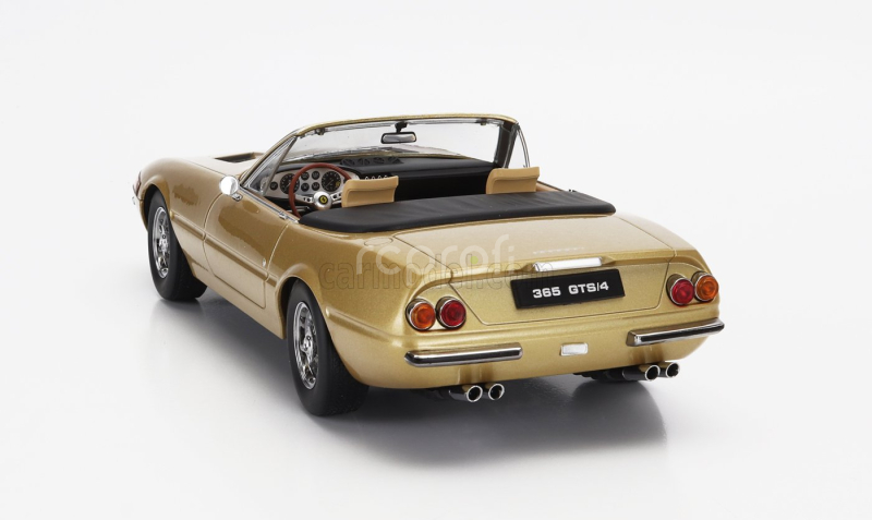 Kk-scale Ferrari 365 Gts Daytona Spider Open 1969 1:18 Gold Met