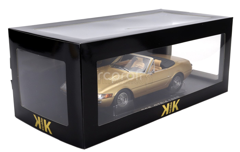 Kk-scale Ferrari 365 Gts Daytona Spider Open 1969 1:18 Gold Met