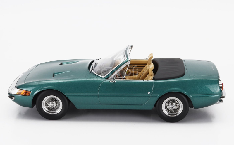 Kk-scale Ferrari 365 Gts Daytona Spider Open 1969 1:18 Green Met