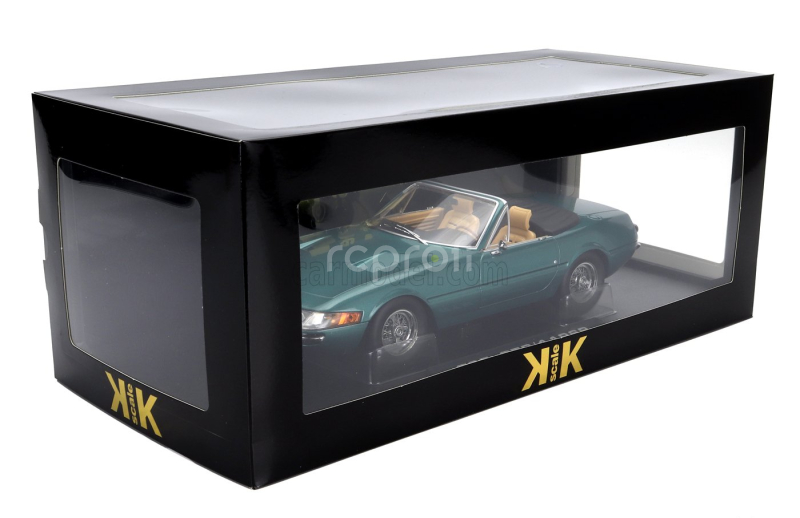 Kk-scale Ferrari 365 Gts Daytona Spider Open 1969 1:18 Green Met