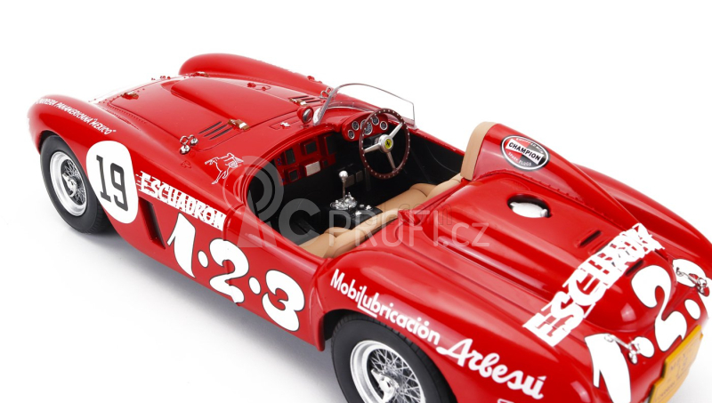 Kk-scale Ferrari 375 Plus 5.0l V12 Spider Escuadron 1.2.3 N 19 1:18, červená