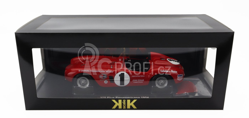 Kk-scale Ferrari 375 Plus 5.0l V12 Spider N 1 1:18, červená