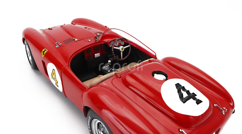Kk-scale Ferrari 375 Plus 5.0l V12 Spider Team Scuderia Ferrari N 4 Winner 24h Le Mans 1954 Maurice Trintignant - Jose Froilan Gonzales 1:18 Red