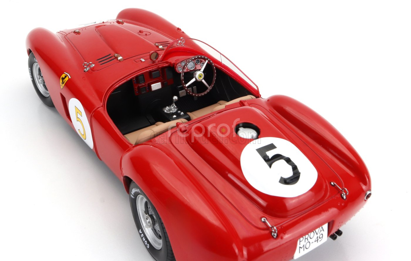 Kk-scale Ferrari 375 Plus 5.0l V12 Spider Team Scuderia Ferrari N 5 24h Le Mans 1954 Louis Rosier - Robert Manzon 1:18 Red