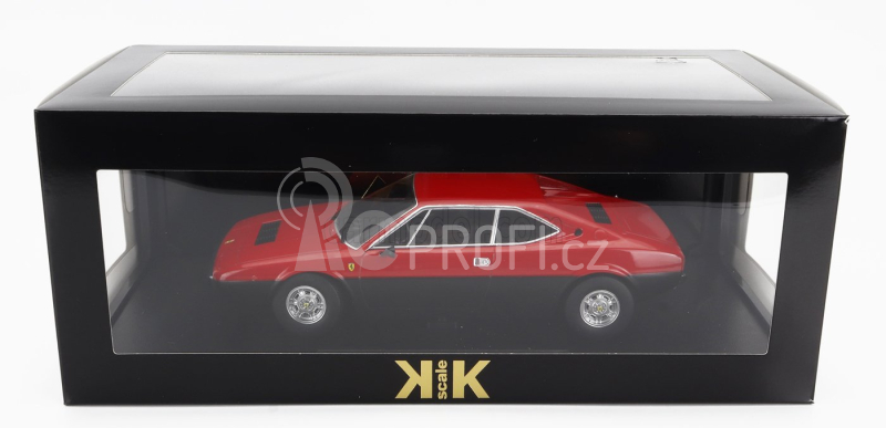 Kk-scale Ferrari Dino 208 Gt4 1975 1:18 Červená Černá