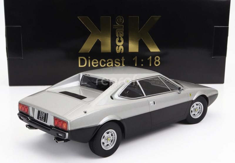Kk-scale Ferrari Dino 308 Gt4 1974 1:18 Stříbrná Černá