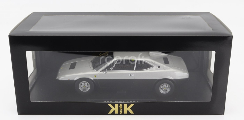 Kk-scale Ferrari Dino 308 Gt4 1974 1:18 Stříbrná Černá