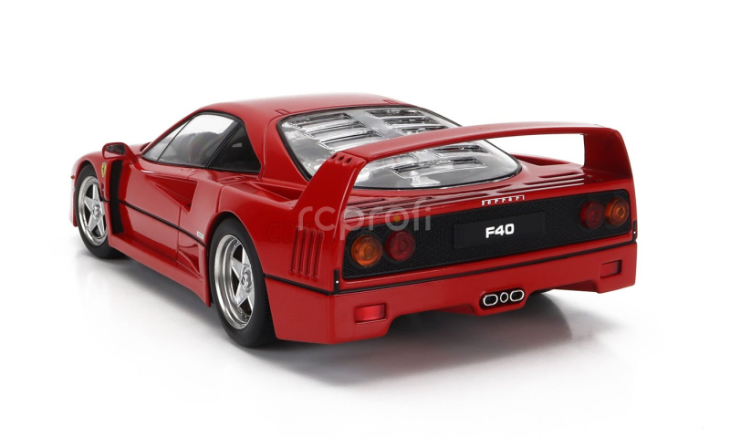 Kk-scale Ferrari F40 1987 - Black Interior 1:18 Rosso Ferrari Červená