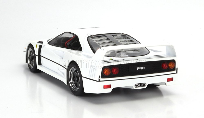 Kk-scale Ferrari F40 1987 - Personal Car Sultan Of Brunei 1:18 Bílá
