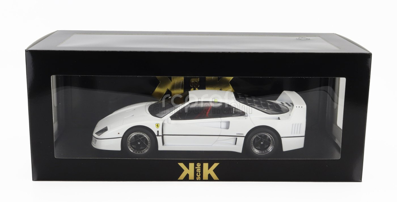 Kk-scale Ferrari F40 1987 - Personal Car Sultan Of Brunei 1:18 Bílá