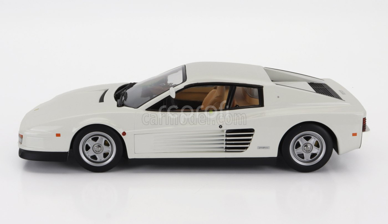 Kk-scale Ferrari Testarossa Mki Usa Version 1984 Monodado Monospecchio 1:18 Bílá