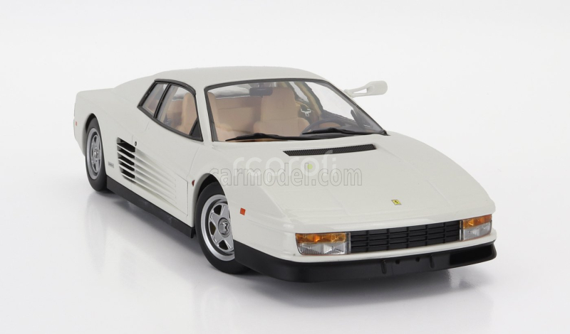 Kk-scale Ferrari Testarossa Mki Usa Version 1984 Monodado Monospecchio 1:18 Bílá