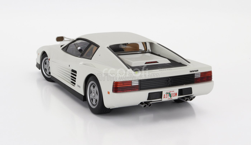 Kk-scale Ferrari Testarossa Mki Usa Version 1984 Monodado Monospecchio 1:18 Bílá