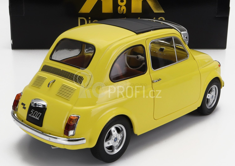 Kk-scale Fiat 500 F Custom 1968 1:12 Žlutá