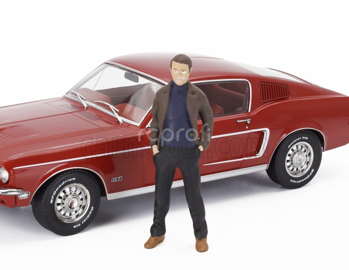 Kk-scale Figures Steve Man - Car Not Included 1:18 Modrá Černá Hnědá