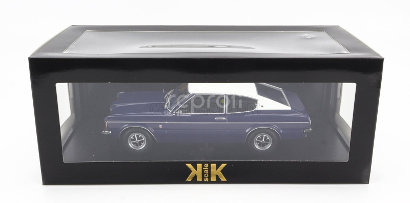 Kk-scale Ford england Taunus Glx Coupe 1971 1:18 Modrá Bílá