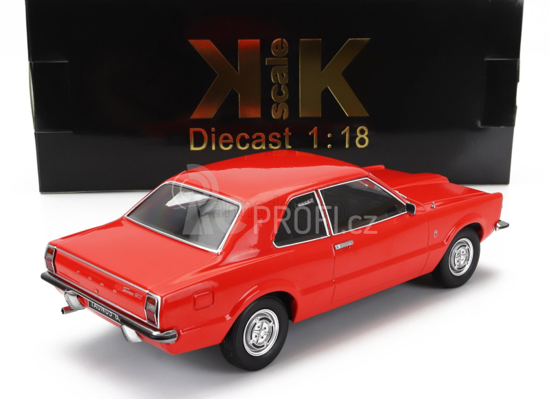 Kk-scale Ford england Taunus Gt 1971 1:18 Red