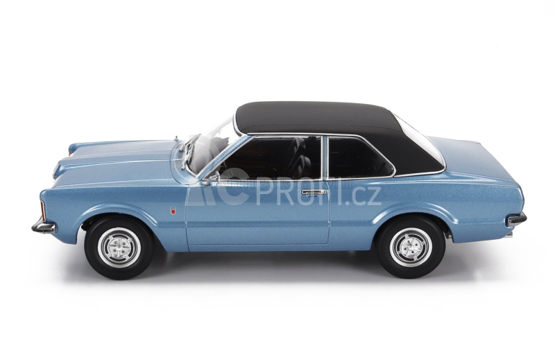 Kk-scale Ford england Taunus Gt With Vinyl Roof 1971 1:18 Modrá Matná Černá