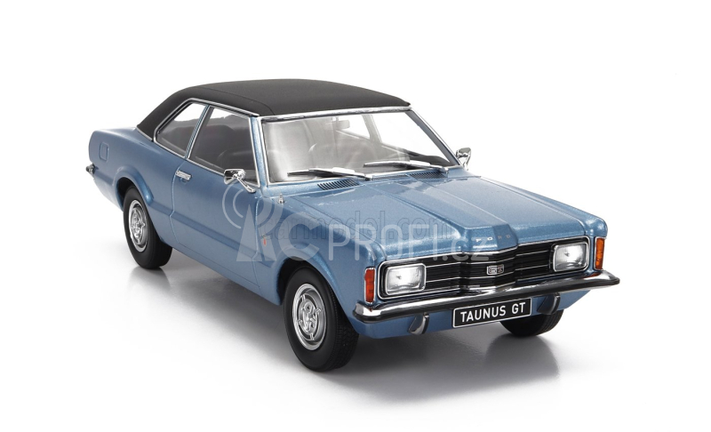Kk-scale Ford england Taunus Gt With Vinyl Roof 1971 1:18 Modrá Matná Černá