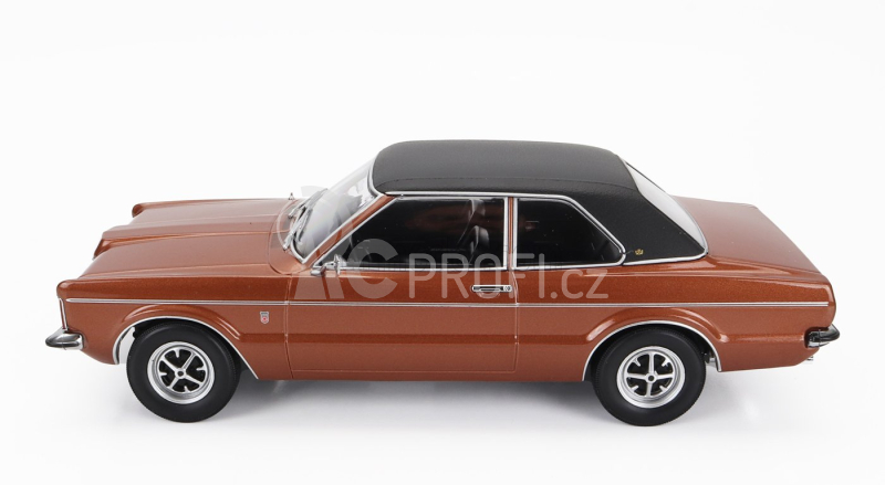 Kk-scale Ford england Taunus Gxl With Vinyl Roof 1971 1:18 Měděná Matná Černá