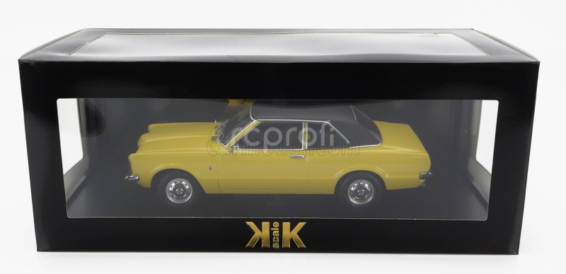 Kk-scale Ford england Taunus L Coupe 1971 1:18 Žlutá Matná Černá
