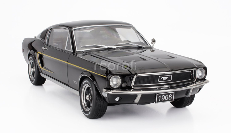 Kk-scale Ford usa Mustang Gt Fastback Coupe 1968 1:12 Black