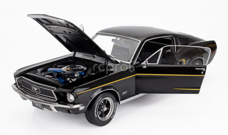 Kk-scale Ford usa Mustang Gt Fastback Coupe 1968 1:12 Black