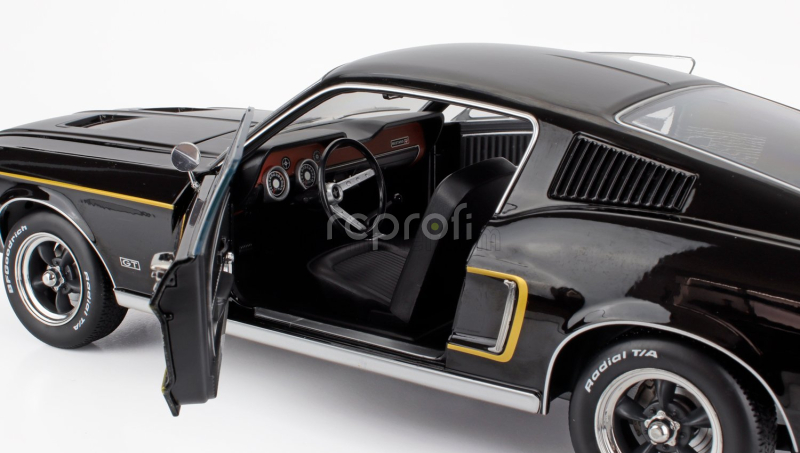 Kk-scale Ford usa Mustang Gt Fastback Coupe 1968 1:12 Black