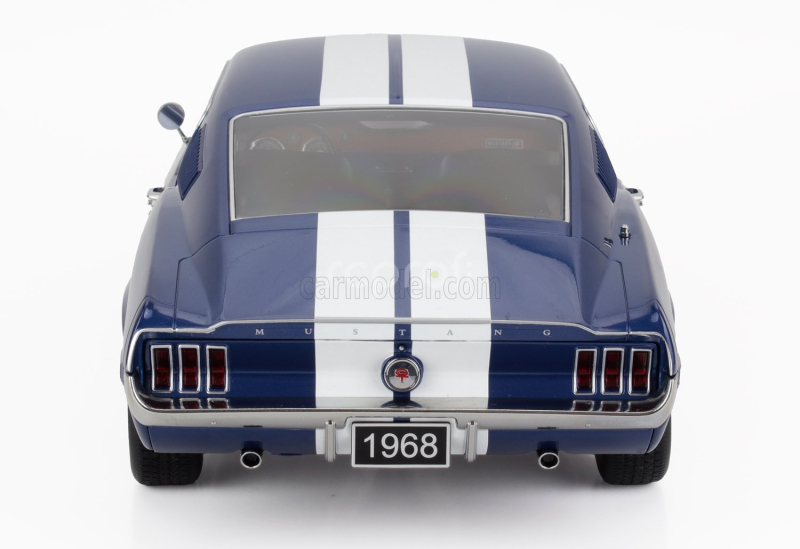 Kk-scale Ford usa Mustang Gt Fastback Coupe 1968 1:12 Modrá Bílá