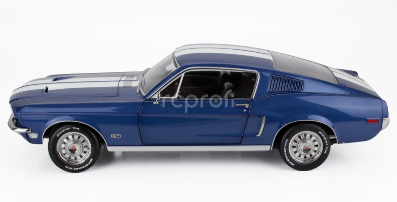 Kk-scale Ford usa Mustang Gt Fastback Coupe 1968 1:12 Modrá Bílá