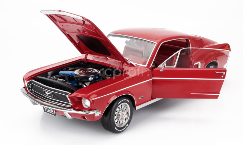 Kk-scale Ford usa Mustang Gt Fastback Coupe 1968 1:12 Red