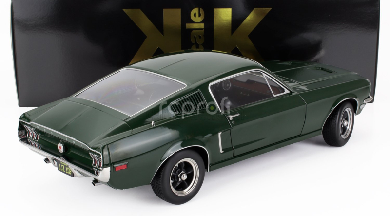 Kk-scale Ford usa Mustang Gt Fastback Coupe 1968 1:12 Zelená