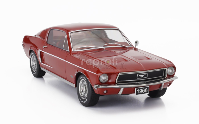 Kk-scale Ford usa Mustang Gt Fastback Coupe 1968 1:18 Red