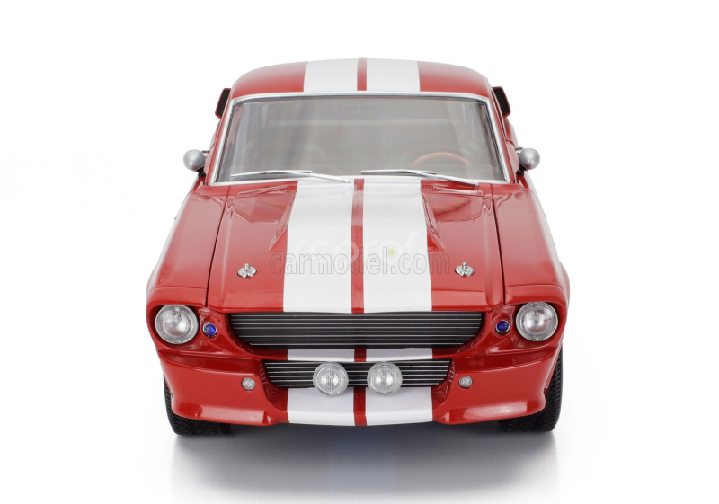 Kk-scale Ford usa Mustang Shelby Gt500 Eleanor Coupe 1967 1:12 Červená Bílá