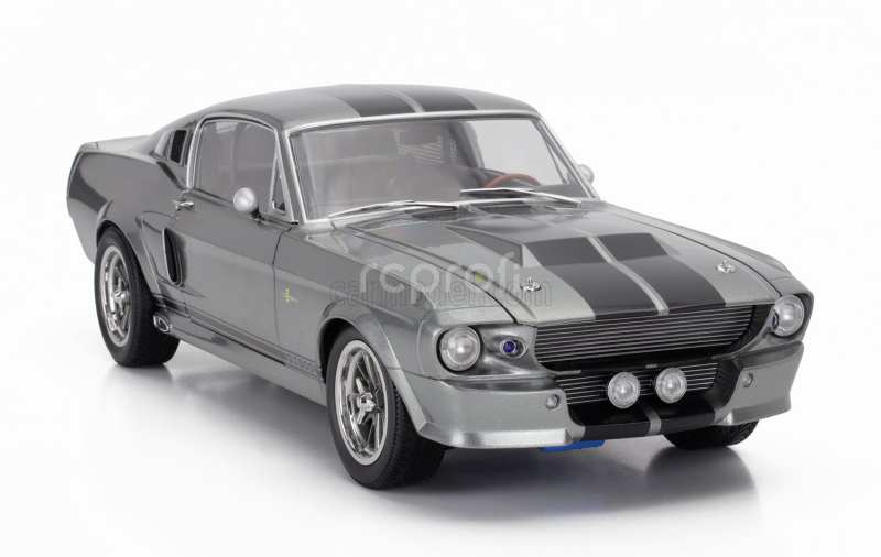 Kk-scale Ford usa Mustang Shelby Gt500 Eleanor Coupe 1967 1:12 Šedá Černá