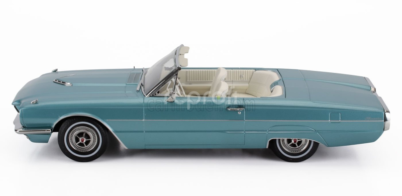 Kk-scale Ford usa Thunderbird Cabriolet Open 1966 1:18 Světle Modrá