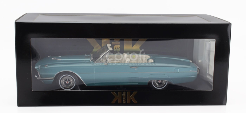 Kk-scale Ford usa Thunderbird Cabriolet Open 1966 1:18 Světle Modrá