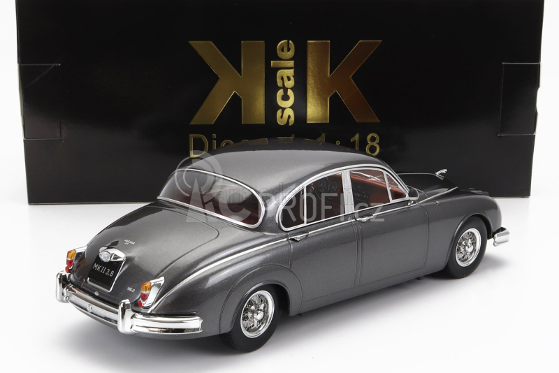 Kk-scale Jaguar Mkii 3.8 Lhd 1959 1:18 Dark Grey Met