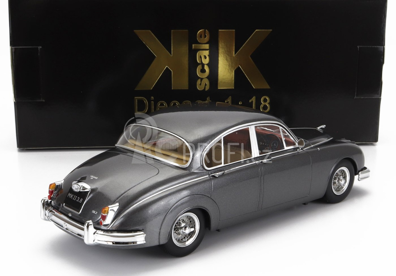 Kk-scale Jaguar Mkii 3.8 Rhd 1959 1:18 Dark Grey Met