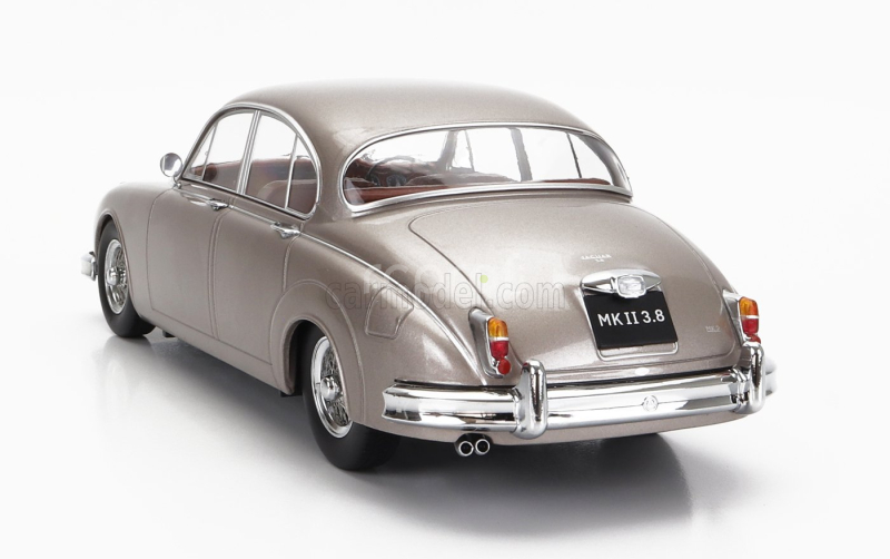 Kk-scale Jaguar Mkii 3.8 Rhd 1959 1:18 Pearl Silver