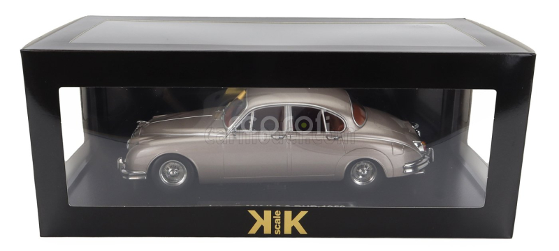 Kk-scale Jaguar Mkii 3.8 Rhd 1959 1:18 Pearl Silver