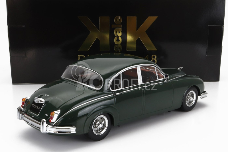 Kk-scale Jaguar Mkii 3.8 Rhd 1959 1:18 Tmavě Zelená