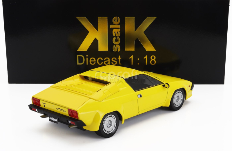 Kk-scale Lamborghini Jalpa 3500 1982 1:18 Žlutá