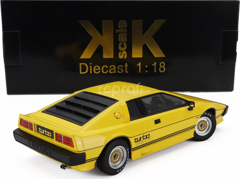 Kk-scale Lotus Esprit Turbo 1981 1:18 Žlutá Černá
