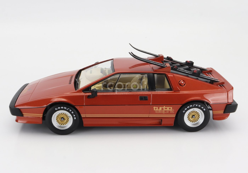 Kk-scale Lotus Esprit Turbo 1981 With Ski - Con Sci 1:18 Copper Met