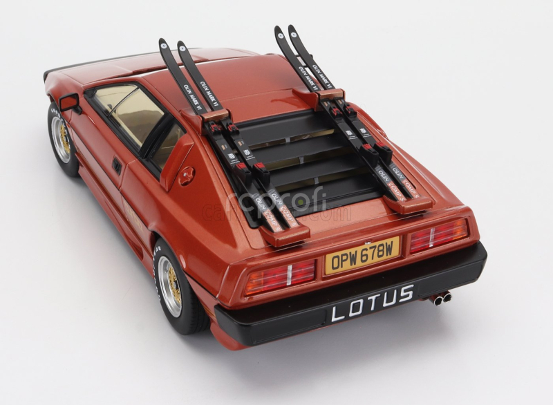 Kk-scale Lotus Esprit Turbo 1981 With Ski - Con Sci 1:18 Copper Met