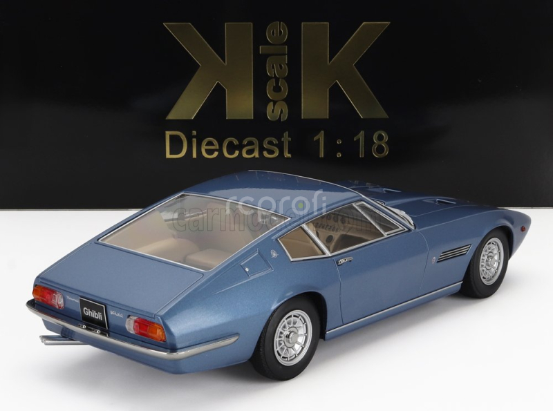 Kk-scale Maserati Ghibli Coupe 1969 1:18 Blue Met